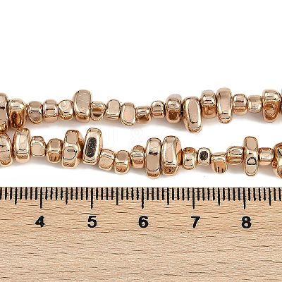 Electroplated Synthetic Non-magnetic Hematite Beads Strands G-I364-B01-LG-1