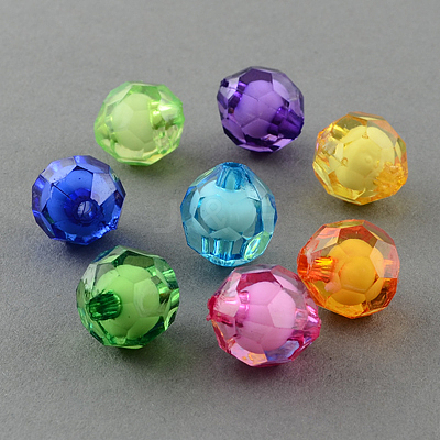 Transparent Acrylic Beads TACR-S113-10mm-M-1