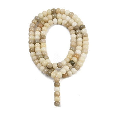 Natural Bodhi Root Beads Strand WOOD-B010-A01-10x8mm-1