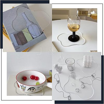 Acrylic Cup Mats AJEW-WH0261-94-1