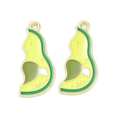 Alloy Enamel Pendants AL-CBA292F-01J-G-1