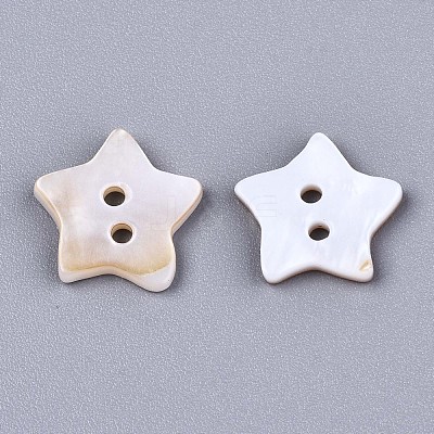2-Hole Freshwater Shell Buttons SHEL-S276-138A-01-1