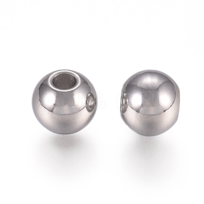 Tarnish Resistant 316 Surgical Stainless Steel Beads STAS-I144-01C-1