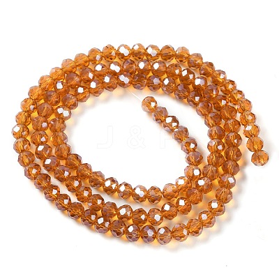 Electroplate Glass Beads Strands EGLA-A034-T3mm-A19-1