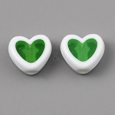 50Pcs Plastic Beads KY-WH0006-03B-1