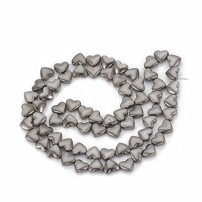 Electroplate Non-magnetic Synthetic Hematite Beads Strands X-G-T061-101I-1