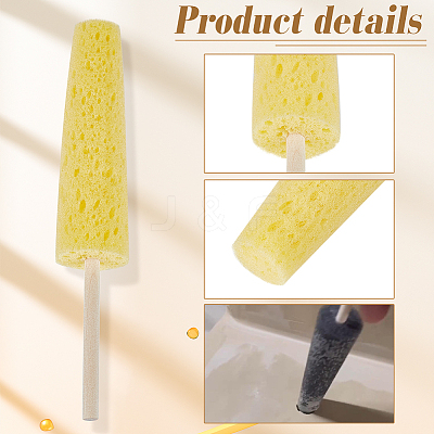 12Pcs 2 Colors Sponge Clay Sculpture Tool AJEW-BC0009-07A-1