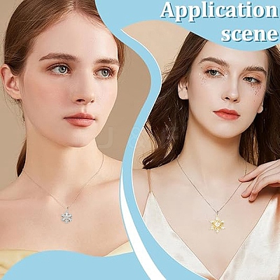 3Pcs 3 Styles Brass Pave Clear Cubic Zirconia Pendants KK-YW0003-79G-1