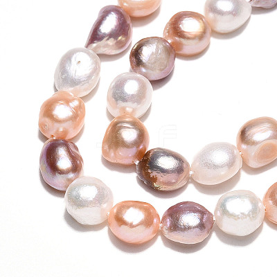 Natural Cultured Freshwater Pearl Beads Strands PEAR-N014-09A-1