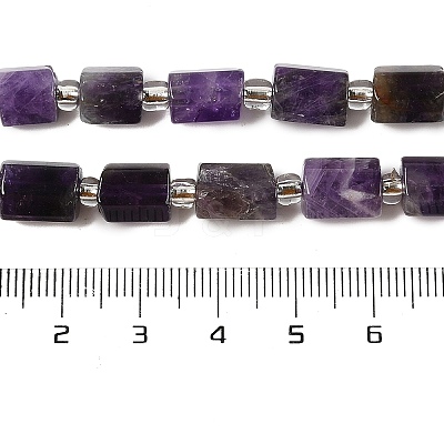 Natural Amethyst Beads Strands G-Q023-C01-01-1