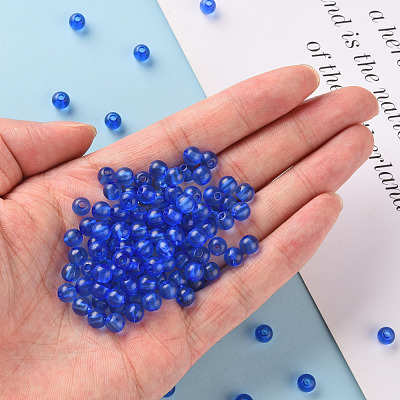 Transparent Acrylic Beads MACR-S370-A6mm-751-1