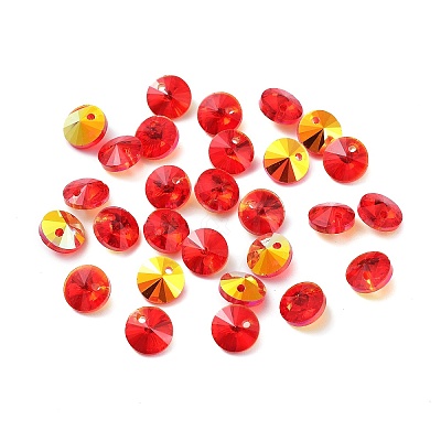 Electroplate Transparent Glass Beads EGLA-Z002-AB06-1