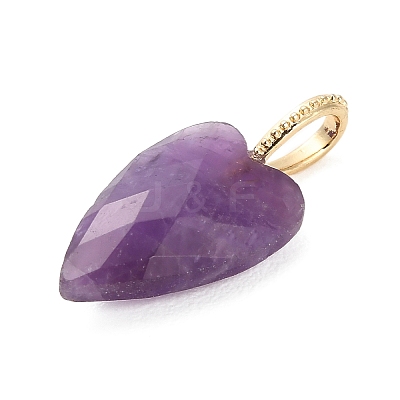 Natural Amethyst Pendants G-C290-01C-1