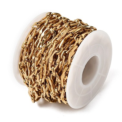 304 Stainless Steel Dapped Chains CHS-K018-37G-1