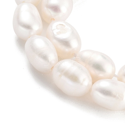 Natural Cultured Freshwater Pearl Beads Strands PEAR-P062-08H-1