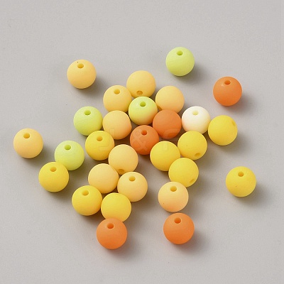 Opaque Acrylic Beads MACR-CJC0004-16A-1