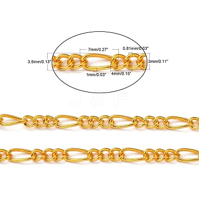 Iron Handmade Chains Figaro Chains Mother-Son Chains CHSM005Y-G-1