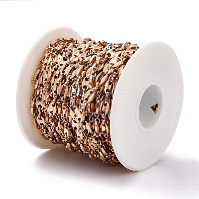 Ion Plating(IP) 304 Stainless Steel Coffee Bean Chain CHS-H031-04RG-1