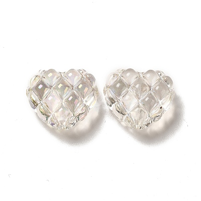 Transparent Acrylic Beads X-OACR-E016-01D-1