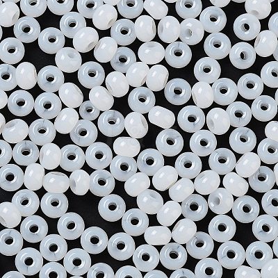 Imitation Jade 3/0 Glass Seed Beads SEED-Z001-A-A01-1