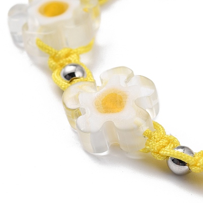 Adjustable Nylon Thread Braided Bead Bracelets Sets BJEW-JB05959-1