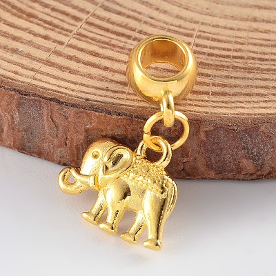 Elephant Alloy European Dangle Charms X-PALLOY-JF00136-04-1