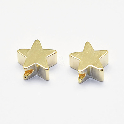 Long-Lasting Plated Brass Beads KK-K193-B-056G-NF-1
