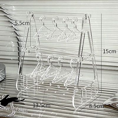 2-Tier Acrylic Earrings Display Stands PW-WG25892-02-1