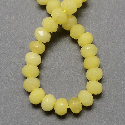 Natural White Jade Bead Strands G-R171-2x4mm-M-01-1
