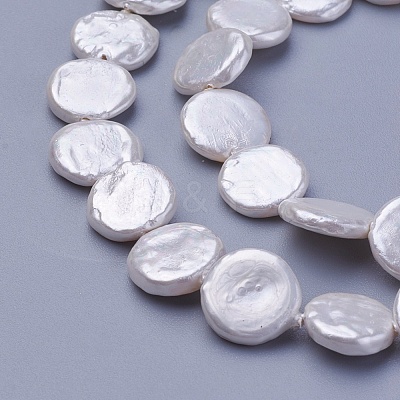 Shell Pearl Beads Strands BSHE-P030-01C-1
