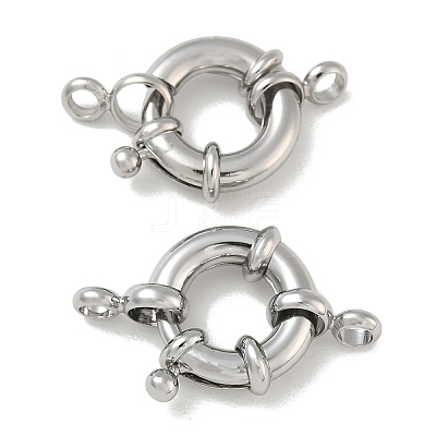 Brass Spring Ring Clasps KK-CBAD851-02P-02-1