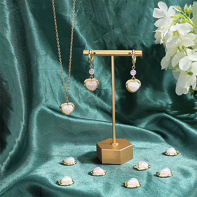 16Pcs Alloy Acrylic Pendants FIND-SP0002-28-1