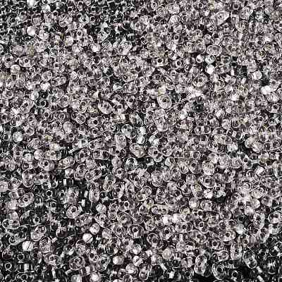 Baking Paint Transparent Glass Seed Beads X-SEED-N006-05A-1