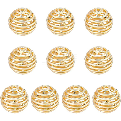 Brass Beads KK-BC0008-86-1