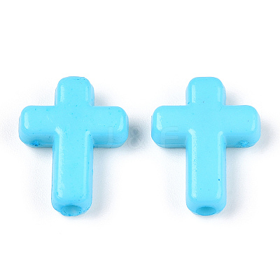 Opaque Acrylic Beads SACR-436-C29-1