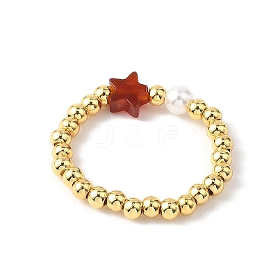 Gemstone Finger Rings RJEW-JR00959-1