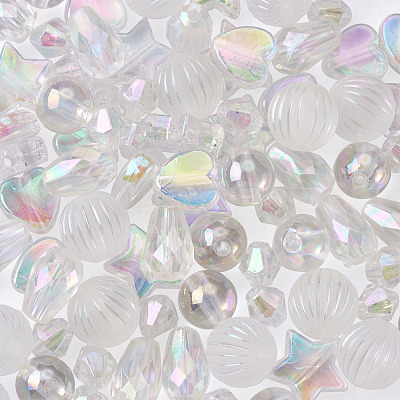 Transparent Acrylic Beads TACR-TA0001-11-1