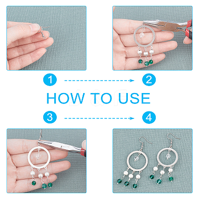 DIY 304 Stainless Steel Chandelier Earring Making Kits DIY-UN0002-07-1