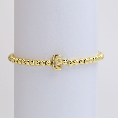 Brass Beaded Stretch Bracelets for Women FS-WG560D0-05-1