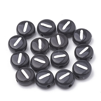 Opaque Acrylic Beads SACR-N002-02I-1