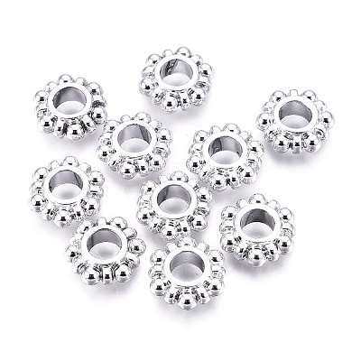 Alloy European Beads PALLOY-F163-08S-AAA-1