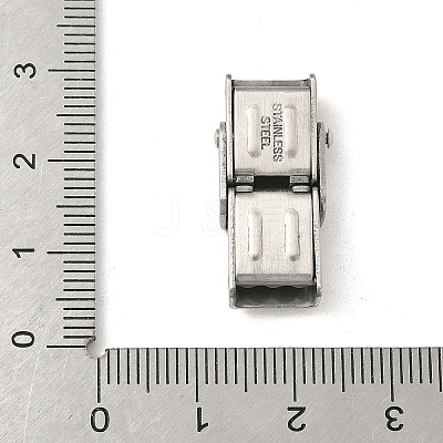 304 Stainless Steel Watch Band Clasps STAS-Z147-35P-02-1