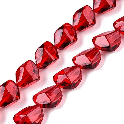 Electroplate Glass Beads Strands EGLA-N012-05-1