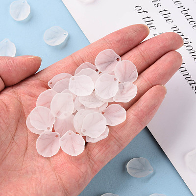 Transparent Frosted Acrylic Pendants MACR-S371-02A-701-1