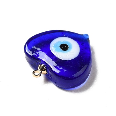 Handmade Lampwork Pendants LAMP-E030-01G-07-1