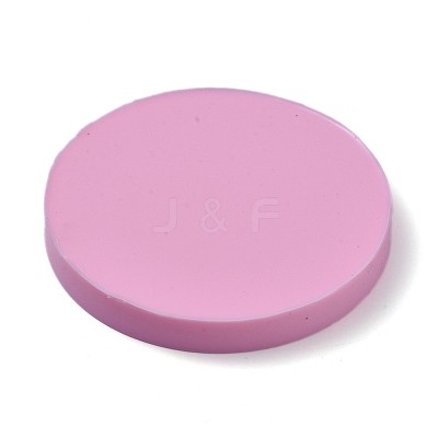 Flat Round DIY Pendant Silicone Molds DIY-TAC0005-27B-1