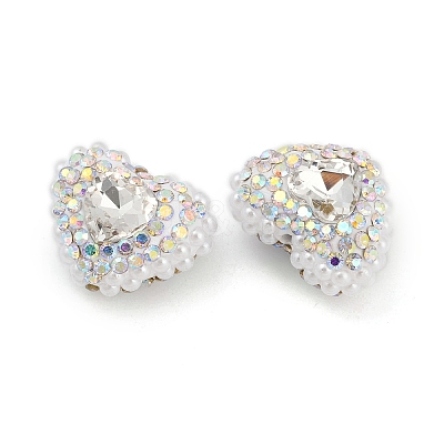 Polymer Clay Glass Rhinestone Beads CLAY-NH0001-13E-1