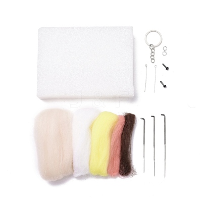 DIY Constellation Doll Keychain Needle Felting  Kit DIY-D068-01P-03-1