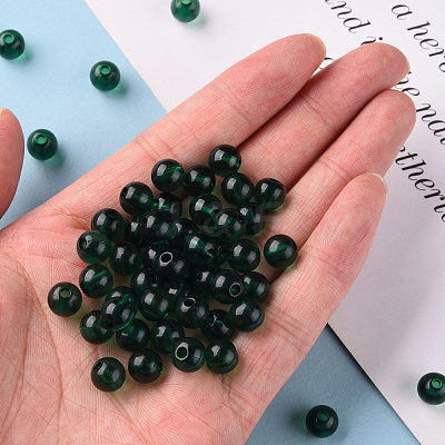 Transparent Acrylic Beads MACR-S370-A8mm-735-1