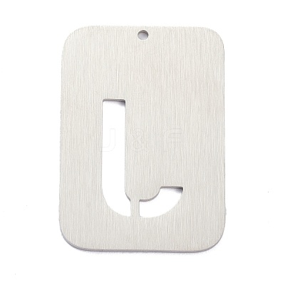 Non-Tarnish 304 Stainless Steel Pendants STAS-K216-49J-P-1